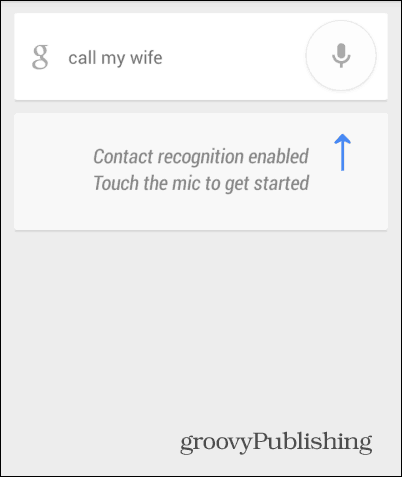 Το Google Now προσθέτει την επιλογή της μαμάς φωνητικής κλήσης
