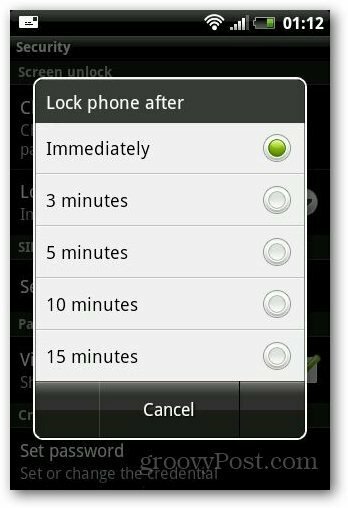 Πώς να ορίσετε το κλείδωμα ασφαλείας στο τηλέφωνο Android σας