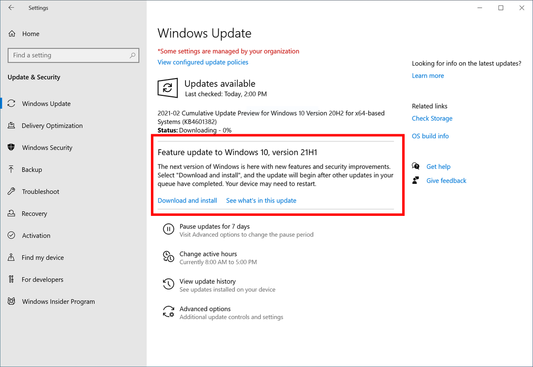Η Microsoft ανακοινώνει επίσημα τα Windows 10 21H1