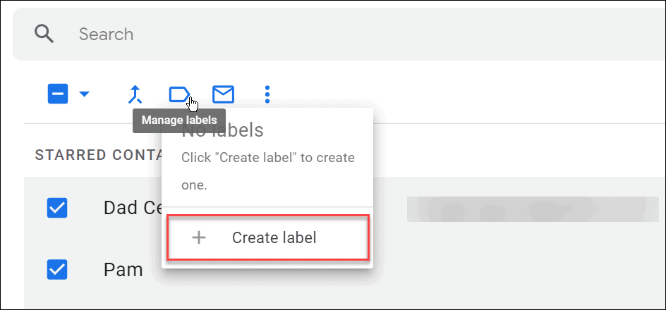  label δημιουργήστε μια ομαδική λίστα email στο gmail