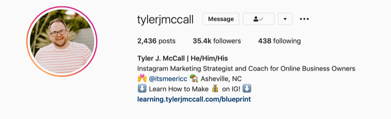 Τάιλερ Τ. Βιογραφικό McCall Instagram