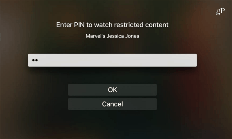 Netflix Εισαγωγή PIN Παρακολουθήστε περιορισμένο περιεχόμενο