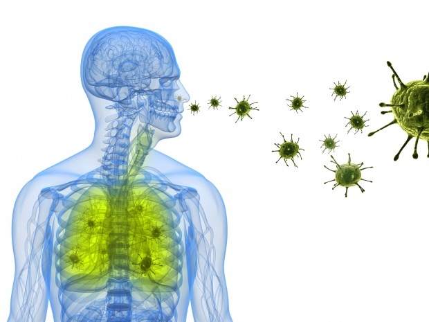 Ο ιός της κορώνας εγκαθίσταται στη μύτη μέσω των πνευμόνων