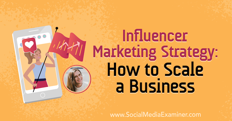 Στρατηγική μάρκετινγκ Influencer: Πώς να κλιμακώσετε μια επιχείρηση με πληροφορίες από την Adi Arezzini στο Social Media Marketing Podcast.