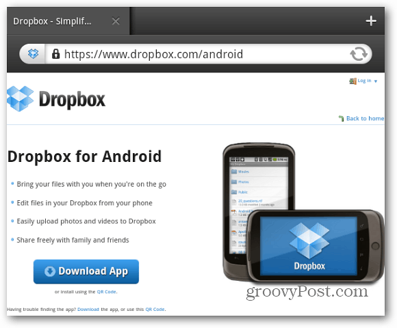 Dropbox για Android