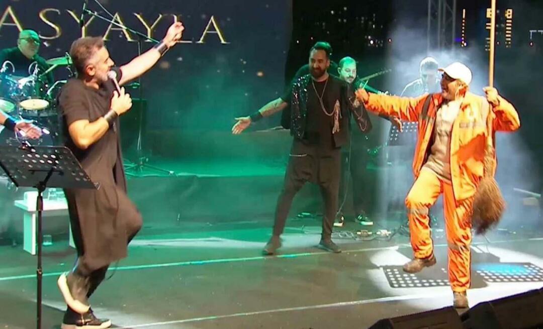 Ο χορός του Turgay Başyayla και της καθαρίστριας έγινε viral! Πηδώντας στη σκηνή και...