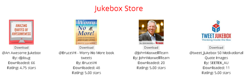 tweet jukebox προφορτωμένα jukeboxes