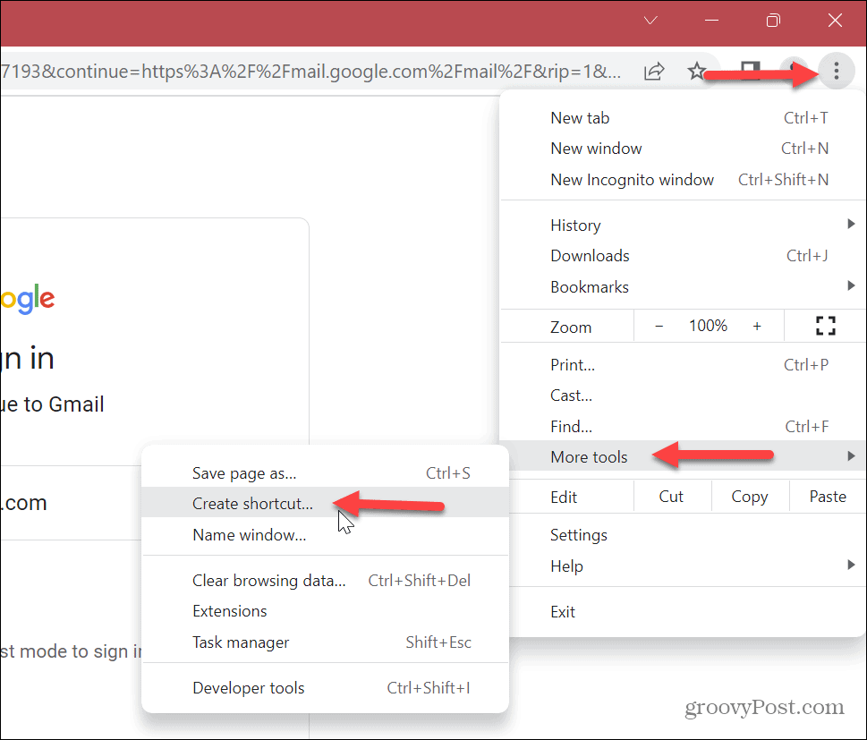 Προσθέστε το Gmail στη γραμμή εργασιών των Windows 11