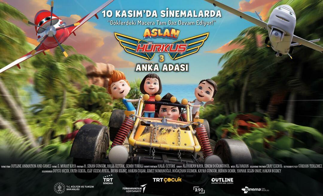 Καλά νέα για τους λάτρεις του animation! Κυκλοφορεί το «Aslan Hürkuş 3: Anka Island».