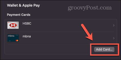 apple pay add card mac