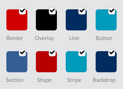 Επιλέξτε χρώματα διάταξης για το έργο RelayThat.