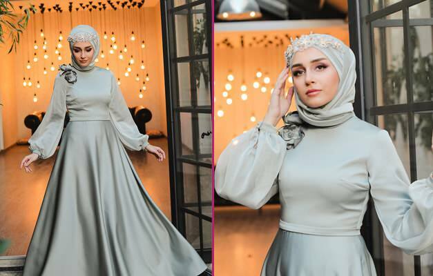 Τα πιο κομψά βραδινά φορέματα για βραδιές χέννας! Βραδινό φόρεμα Hijab 2020