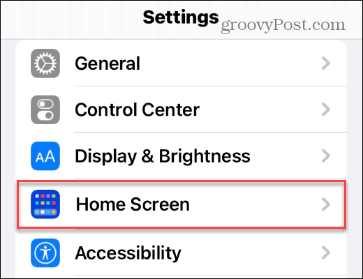 Αφαιρέστε το κουμπί αναζήτησης στην αρχική οθόνη του iPhone