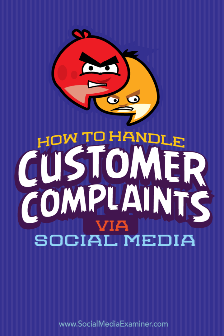 Τρόπος αντιμετώπισης παραπόνων πελατών μέσω των μέσων κοινωνικής δικτύωσης: Social Media Examiner