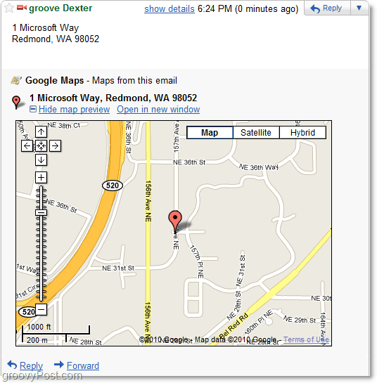 google maps στο gmail 
