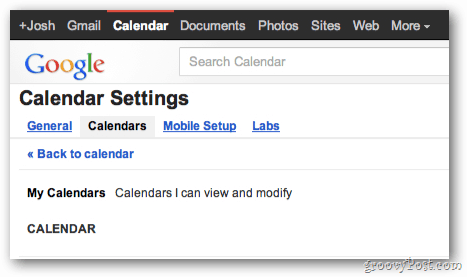 Ρυθμίσεις Ημερολογίου Google