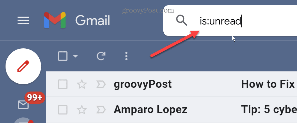 Βρείτε μη αναγνωσμένα μηνύματα ηλεκτρονικού ταχυδρομείου στο Gmail