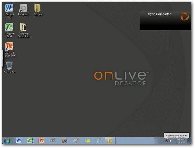 OnLive Desktop: Αλλαγή ταπετσαρίας φόντου
