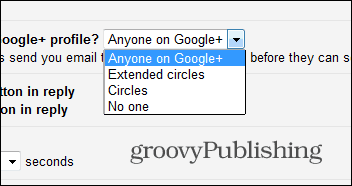 Το Gmail δεν συμμετέχει στις ρυθμίσεις ηλεκτρονικού ταχυδρομείου της Google