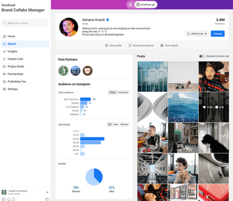 Εργαλείο Instagram Collab Manager και Pinterest Trends Tool: Social Media Examiner