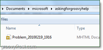 το αρχείο των βημάτων των βημάτων των Windows 7 θα βρίσκεται μέσα στο αρχείο zip