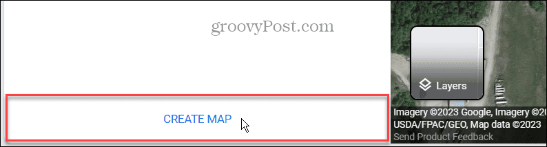 δημιουργία επιλογής χάρτη χάρτες Google