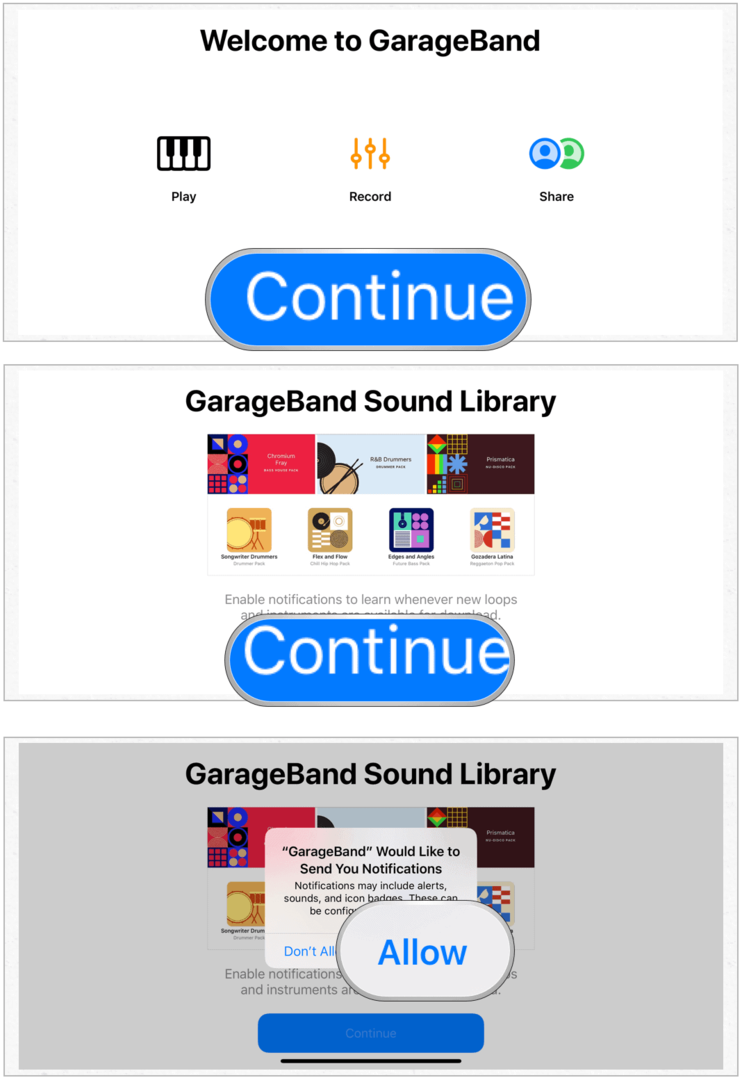 Εγκαταστήστε το GarageBand στο iPhone