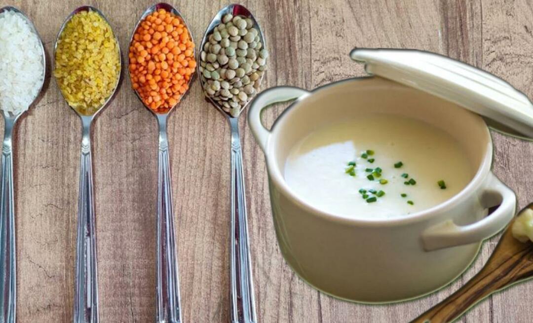 Πώς να φτιάξετε 4 κουταλιές της σούπας σούπα; Εδώ είναι η συνταγή για σούπα με 4 κουταλιές που ραγίζει τον ουρανίσκο!