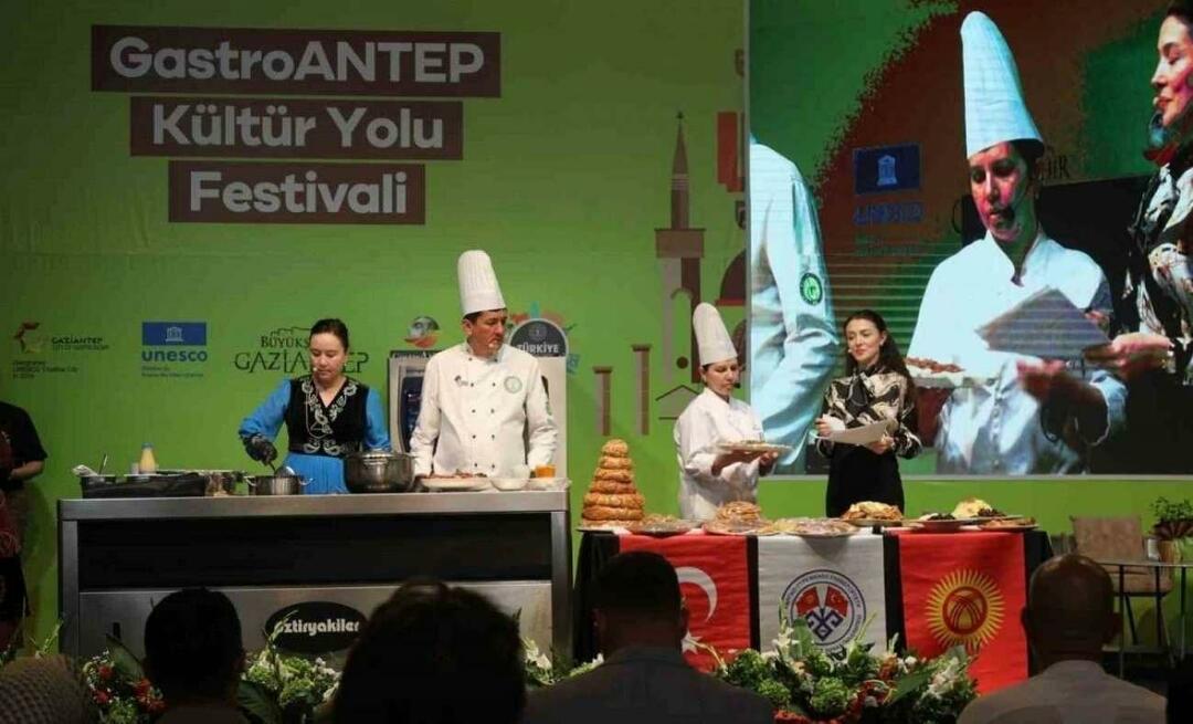 Το GastroANTEP Culture Road Festival συνεχίζεται με όλο τον ενθουσιασμό