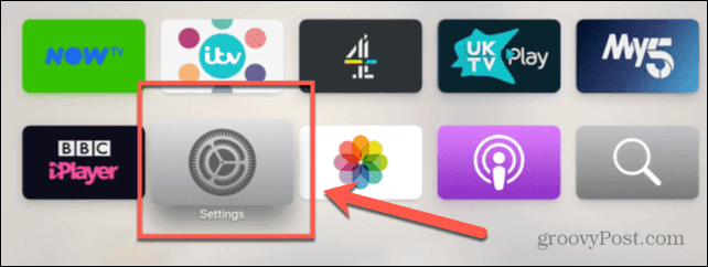 ρυθμίσεις της Apple TV