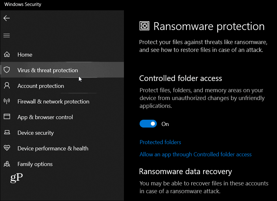 Προστασία κατά των Windows 10