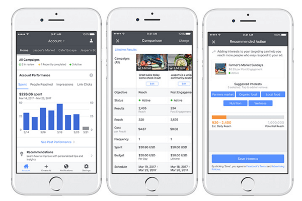 Το Facebook παρουσίασε νέα εργαλεία, βελτιστοποιήσεις και πόρους για το Διαχειριστή διαφημίσεων σε κινητά.