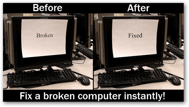Επίλυση κάθε προβλήματος υπολογιστή με αυτό το απλό τέχνασμα!