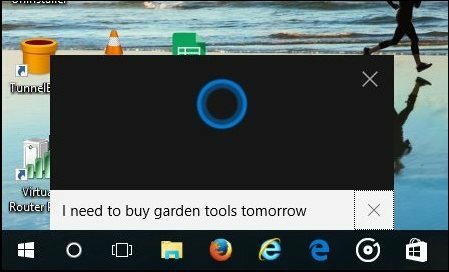 Υπενθύμιση της Cortana