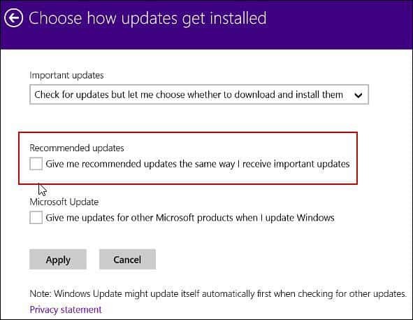 ενημερώσεις των Windows 8-1