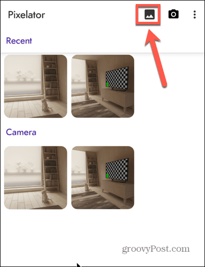 φωτογραφίες της εφαρμογής pixelator