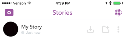Αποθηκεύστε ολόκληρη την ιστορία σας Snapchat στο τέλος κάθε ημέρας.
