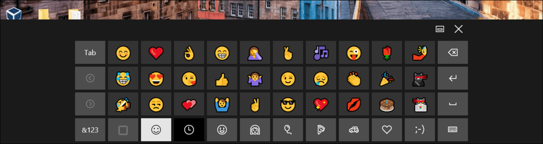 να ενεργοποιήσετε το πληκτρολόγιο των παραθύρων emoji 10