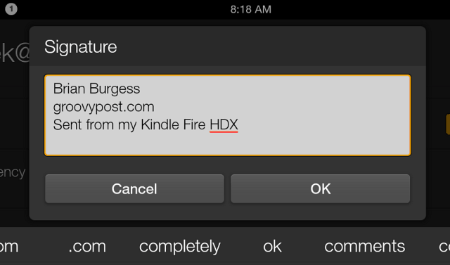 Υπογραφή πυρκαγιάς HDX