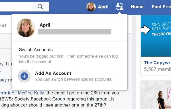 Το Facebook φαίνεται να δοκιμάζει ένα κουμπί που επιτρέπει στους χρήστες να κάνουν εναλλαγή μεταξύ λογαριασμών γρήγορα.