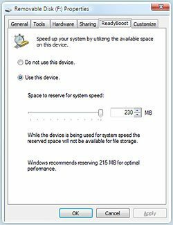 Πώς να αυξήσετε την απόδοση των Windows 7 και Vista χρησιμοποιώντας το ReadyBoost