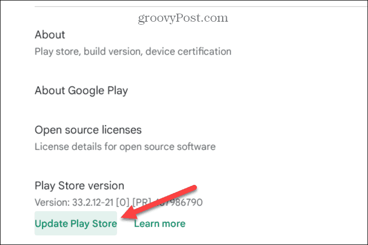 Το Google Play δεν λειτουργεί στο Chromebook