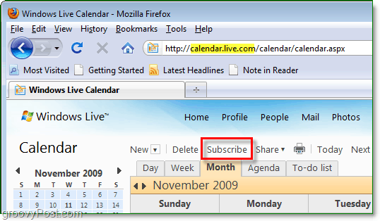 να εγγραφείτε στα Windows Live Calendar στο google ή σε άλλο ημερολόγιο
