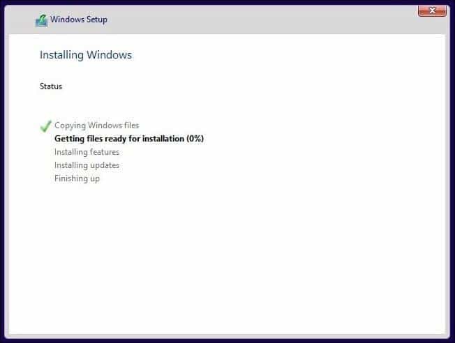 Εγκατάσταση των Windows 8