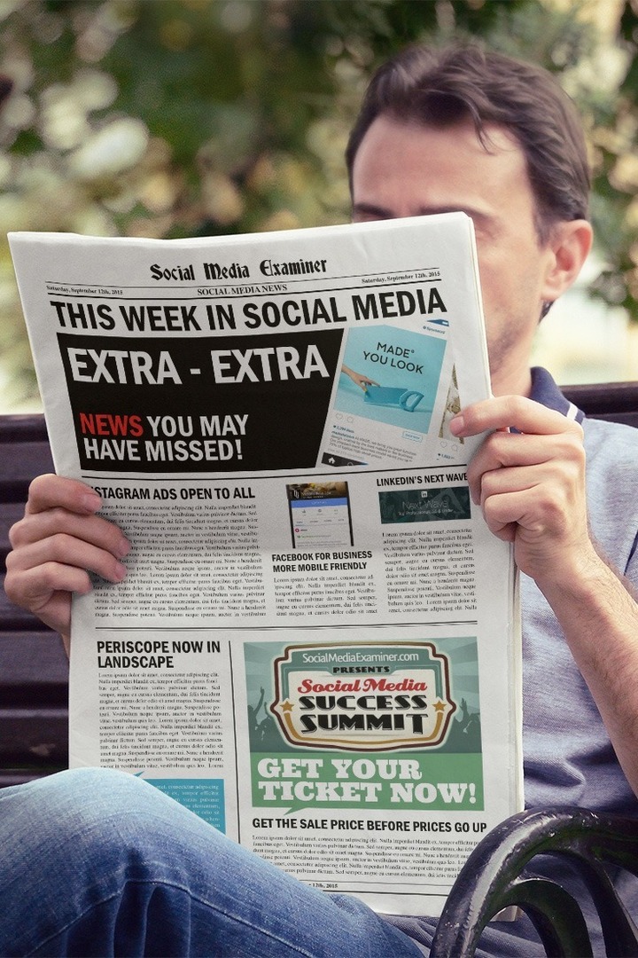 εβδομαδιαίες ειδήσεις εξεταστών κοινωνικών μέσων 12 Σεπτεμβρίου 2015