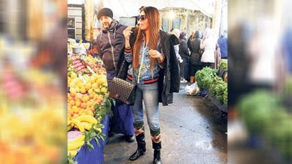Ο Ebru Polat πήγε στην αγορά με φόρεμα 90 χιλ. TL