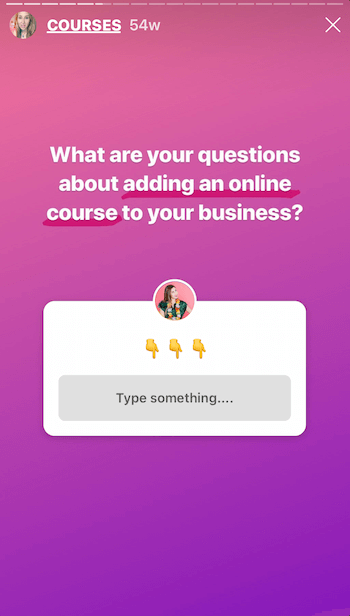 Αυτοκόλλητο με την ιστορία του Instagram με ερωτήσεις
