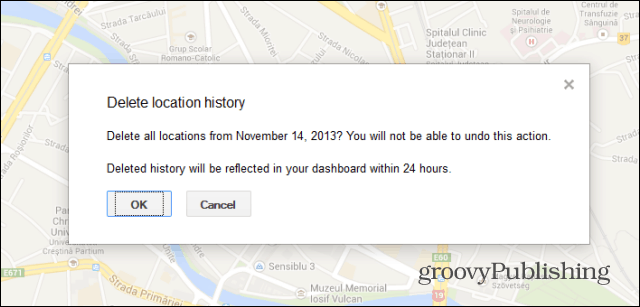 Ιστορικό τοποθεσίας Google