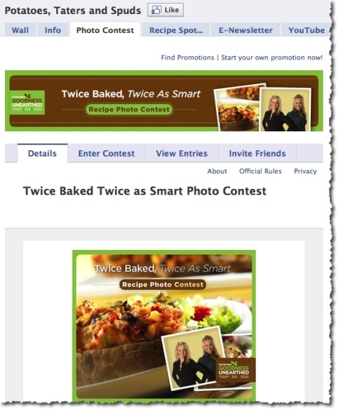 Διαγωνισμός φωτογραφίας Twice Baked, Twice As Smart Recipe