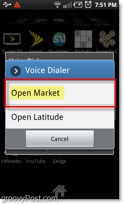 Ανοίξτε την αγορά εφαρμογών Android με φωνή στα τηλέφωνα Android